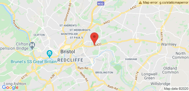 Redfield Bristol,Bristol Map