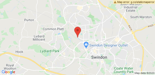 Swindon,Wiltshire Map