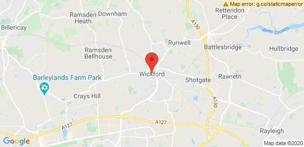 Chelmsford,Essex Map