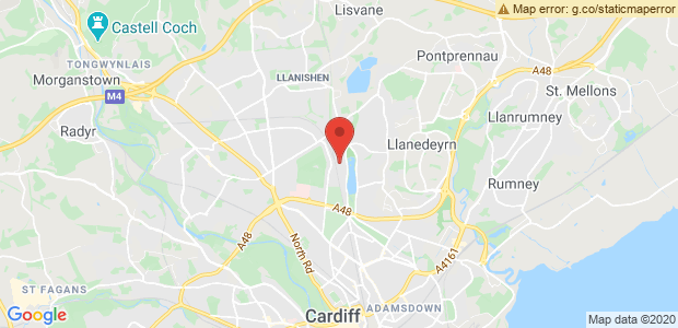 Cardiff,South Glamorgan Map