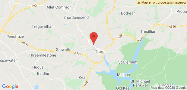 Truro,Cornwall Map