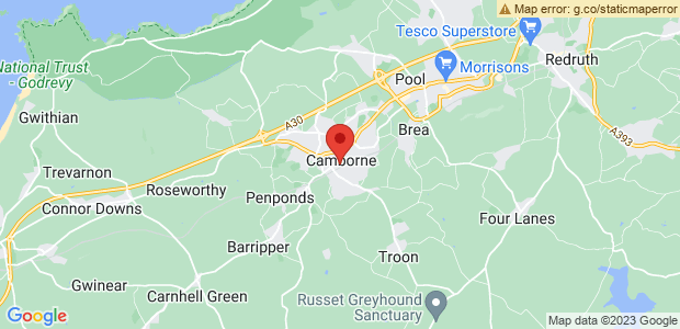 Camborne,Cornwall Map